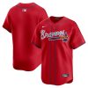 atlanta braves alternate limited men jersey red