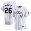 austin gomber 26 colorado rockies home limited player men jersey white