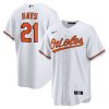 austin hays 21 baltimore orioles men jersey white