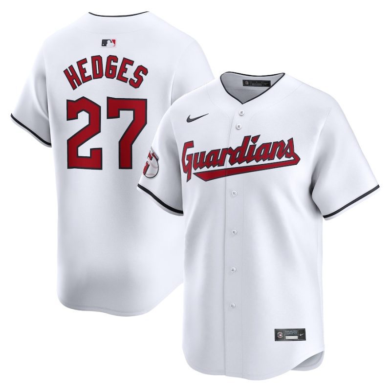 austin hedges 27 cleveland guardians home limited player men jersey white