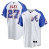 austin riley 27 atlanta braves 2023 city connect men jersey white