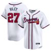 austin riley 27 atlanta braves home limited player men jersey white