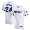 avisail garcia 24 miami marlins home elite player men jersey white