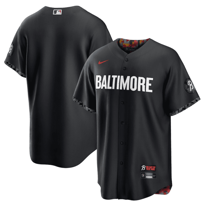 baltimore orioles 2023 city connect men jersey black