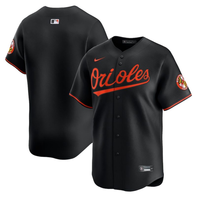 baltimore orioles alternate limited men jersey black