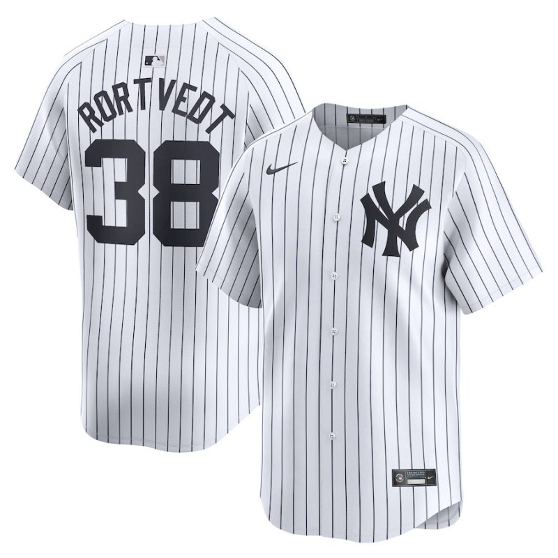 ben rortvedt 38 new york yankees home limited men jersey white