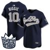 biggie 10 new york yankees biggie smalls men jersey navy