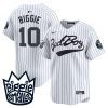 biggie 10 new york yankees biggie smalls men jersey white