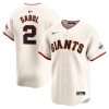 blake sabol 2 san francisco giants home limited player men jersey cream