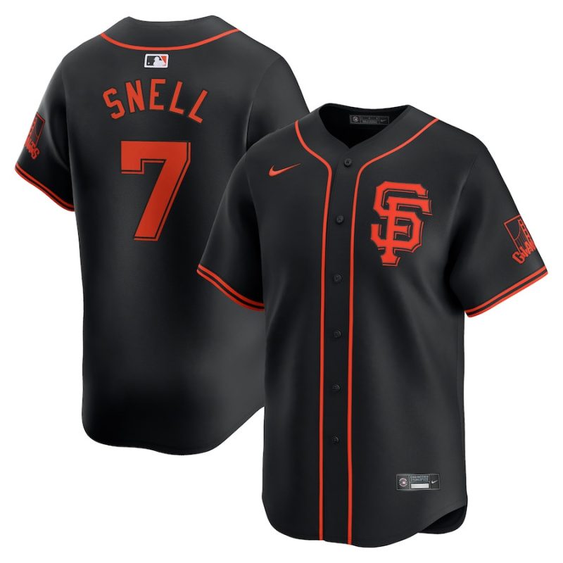 blake snell 7 san francisco giants alternate limited men jersey black