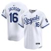 bo jackson 16 kansas city royals home limited player men jersey white