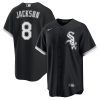 bo jackson 8 chicago white sox cooperstown collection alternate jersey black