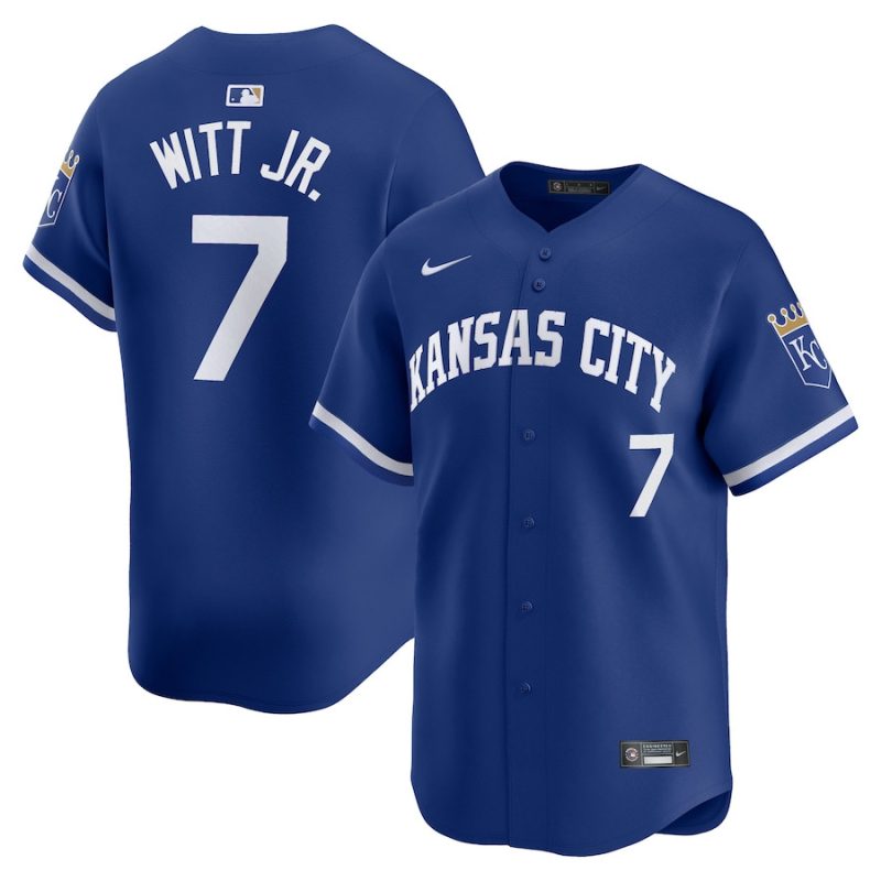 bobby witt jr 7 kansas city royals alternate limited men jersey royal