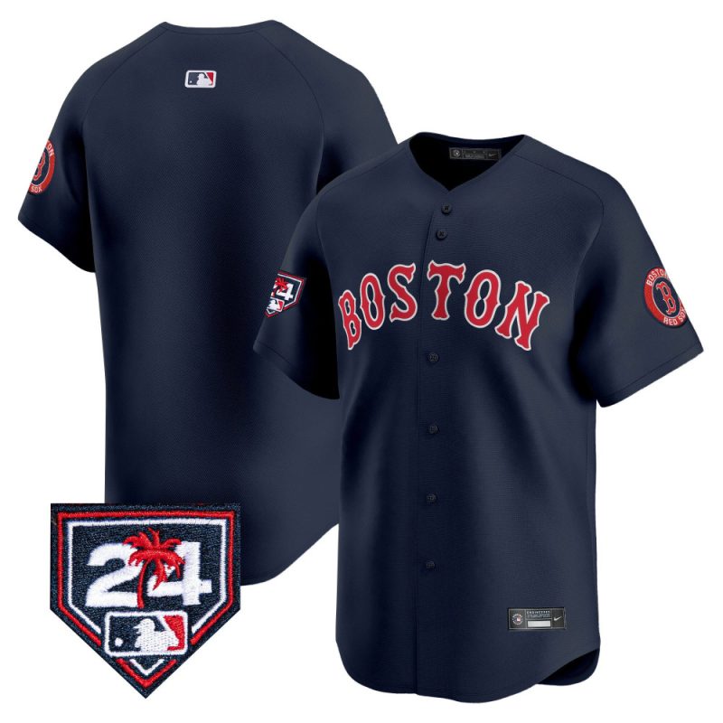 boston red sox 2024 spring training men jersey navy