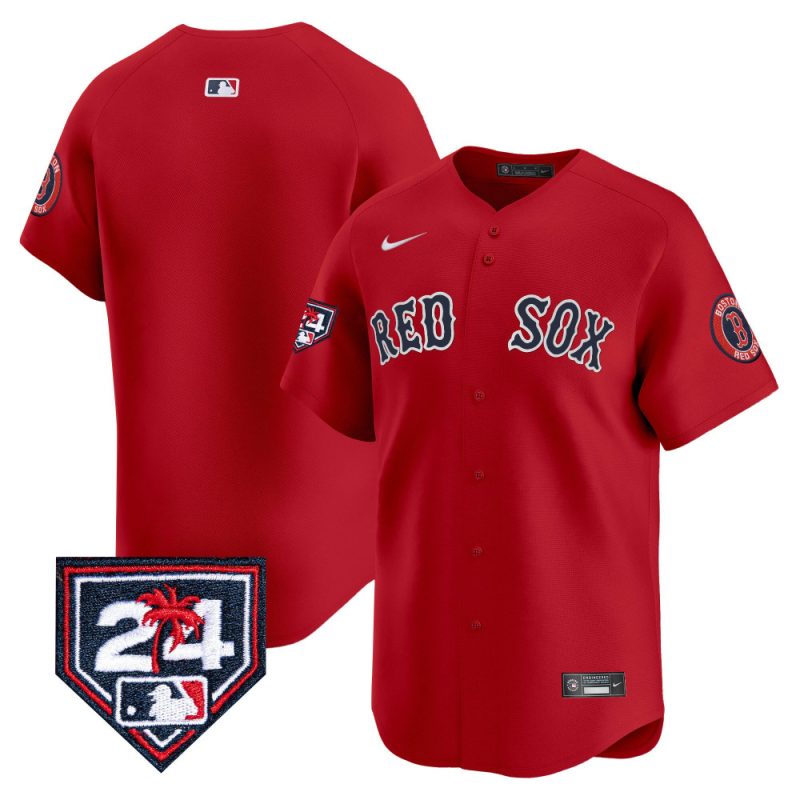 boston red sox 2024 spring training men jersey red