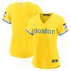 boston red sox womens city connect jersey gold light blue