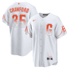 brandon crawford 35 san francisco giants city connect men jersey white