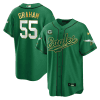 brandon graham 55 philadelphia eagles baseball men jersey kelly gold trim