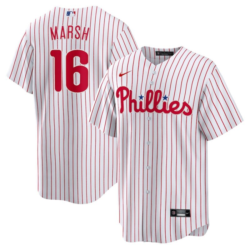 brandon marsh 16 philadelphia phillies men jersey white