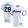 braxton garrett 29 miami marlins home limited player men jersey white