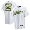 brent rooker 25 oakland athletics home men jersey white