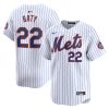 brett baty 22 new york mets home limited player men jersey white