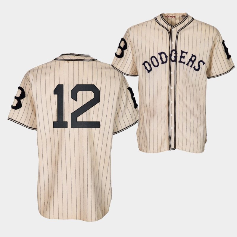 brooklyn dodgers joey gallo 1933 heritage 12 gold pinstripe jersey