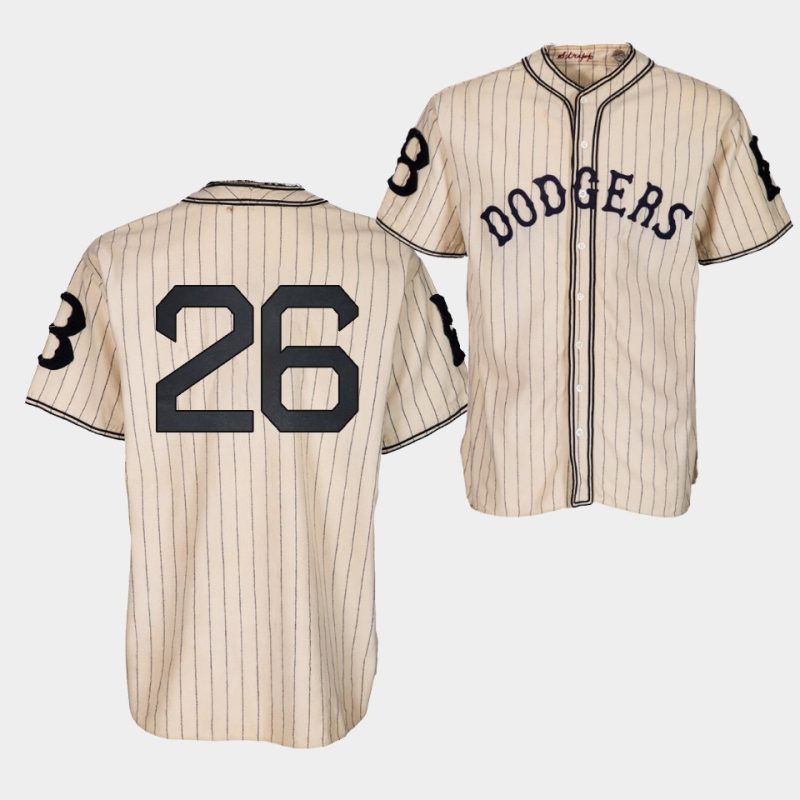 brooklyn dodgers tony gonsolin 1933 heritage 26 gold pinstripe jersey