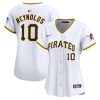 bryan reynolds 10 pittsburgh pirates women home limited player jersey white