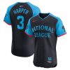 bryce harper 3 national league 2024 all star game elite player men jersey navy