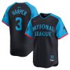 bryce harper 3 national league 2024 all star game limited player men jersey navy