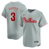 bryce harper 3 philadelphia phillies away limited player men jersey gray