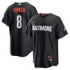 cal ripken 8 baltimore orioles 2023 city connect men jersey black