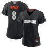 cal ripken 8 baltimore orioles 2023 city connect women jersey black