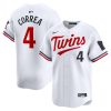 carlos correa 4 minnesota twins home limited youth jersey white