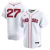 carlton fisk 27 boston red sox home limited player men jersey white