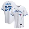 chad green 37 toronto blue jays home jersey white