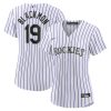 charlie blackmon 19 colorado rockies womens home player jersey white