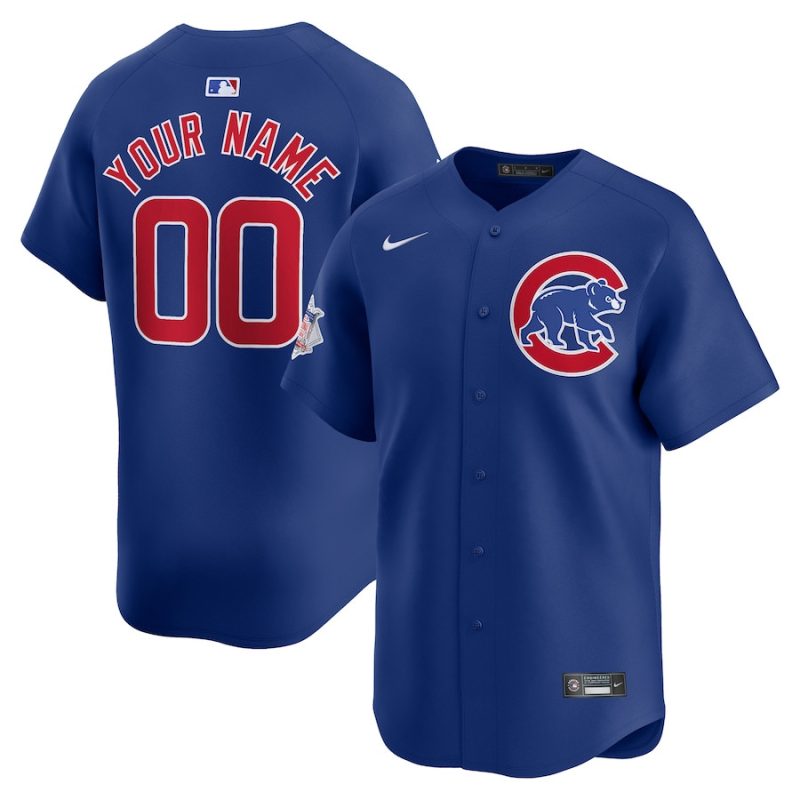 chicago cubs alternate limited custom men jersey royal