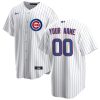 chicago cubs home custom men jersey white