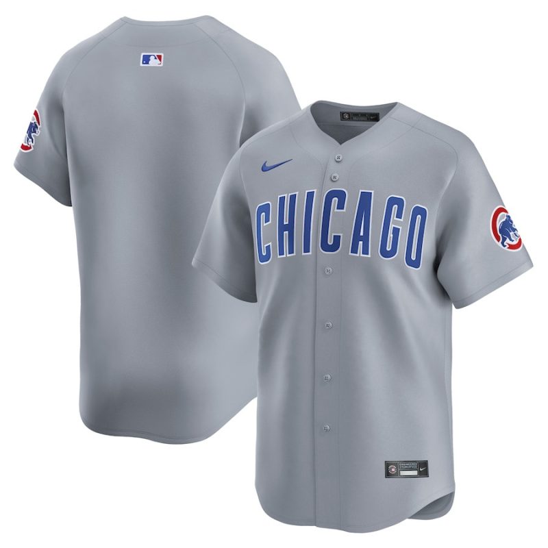 chicago cubs road limited men jersey gray