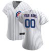 chicago cubs womens home custom jersey white