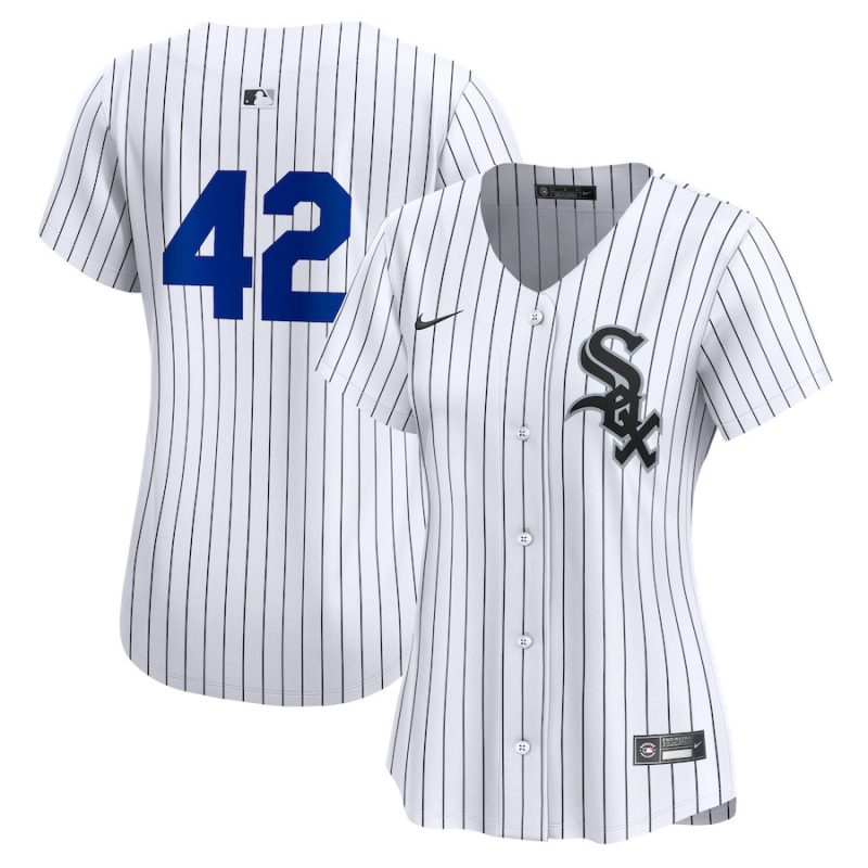 chicago white sox 2024 jackie robinson day home limited women jersey white