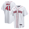 chris sale 41 boston red sox home men jersey white