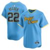 christian yelich 22 milwaukee brewers city connect limited men jersey powder blue