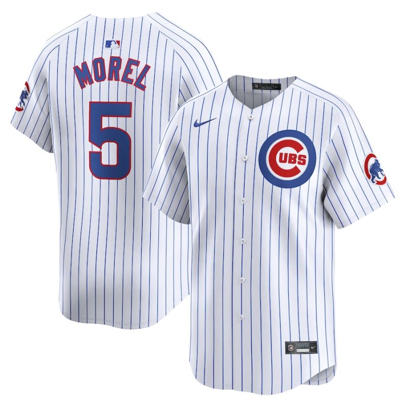 christopher morel 5 chicago cubs home limited player men jersey white