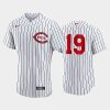 cincinnati reds 2022 field of dreams white 19 joey votto jersey