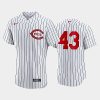 cincinnati reds 2022 field of dreams white 43 alexis diaz jersey