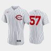 cincinnati reds 2022 field of dreams white 57 stuart fairchild jersey