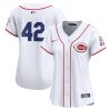 cincinnati reds 2024 jackie robinson day home limited women jersey white